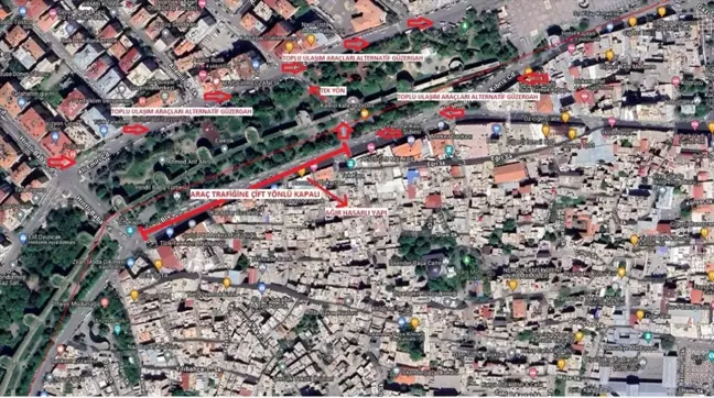 Diyarbakır Büyükşehir Belediyesi İnönü Bulvarı'nı 5 Gün Trafiğe Kapatacak
