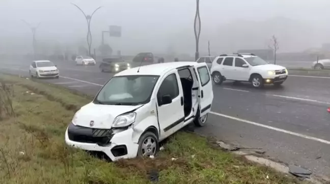 Tekirdağ'da Yoğun Siste Kaza: 1 Yaralı