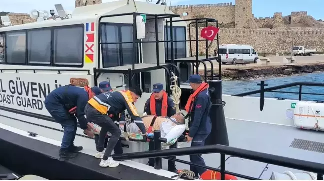 Bozcaada'da Solunum Yetmezliği Çeken Hasta Tıbbi Tahliye Edildi