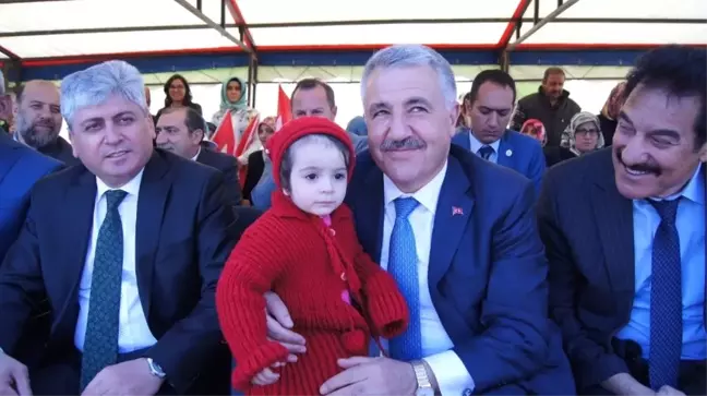 Bakan Arslan, Kağızman'da Cami ve Kuran Kursu Temel Atma Törenine Katıldı