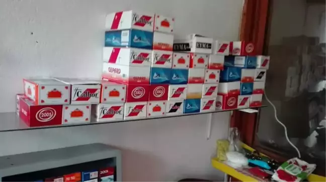 Uşak'ta Kaçak Sigara Operasyonu