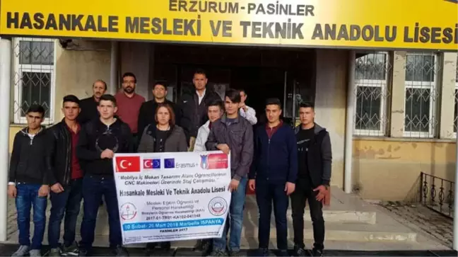 Hasankale Mtal 2018 Erasmus Öğrenci Hareketliliği Projesi Tamamlandı