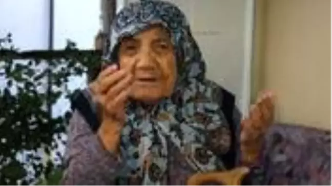 112 yaşındaki Güllü nineden Erdoğan sevgisi