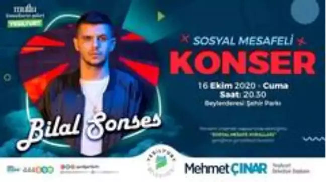 Yeşilyurt Belediyesi, sanatçı Bilal Sonses'i Malatyalılarla buluşturuyor