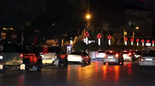 Niğde'de Filistin'e destek konvoyu düzenlendi