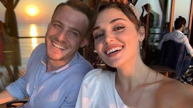 Hande Erçel'in bikinili pozuna sevgilisi Kerem Bürsin'den bomba yorum: Kim çekmiş