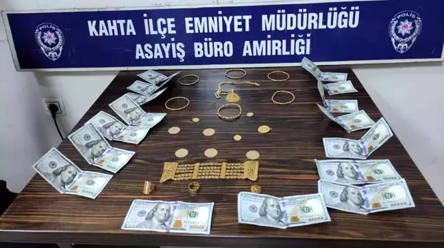 Kahta'da altın hırsızı yakalandı