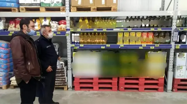 Kuşadası'nda marketler stokçuluğa karşı denetlendi