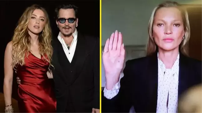 Kate Moss, Amber Heard ve Johnny Depp davasına tanık olarak hakkındaki şiddet iddiasını yalanladı