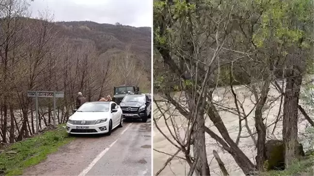 Tunceli'de otomobil Munzur Çayı'na uçtu! Akıntıya kapılan 3 gençten haber yok