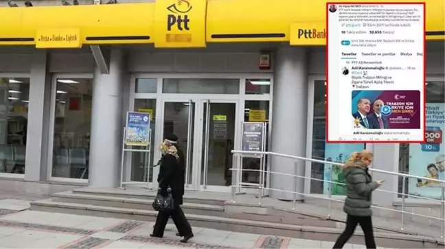 PTT'nin resmi hesabından AK Parti mitingi paylaşılmasına CHP'li Antmen'den tepki: Devlet kurumu musunuz yoksa AKP taşeronu mu?