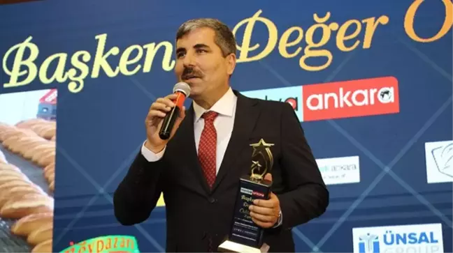 Başkan Asya'ya Afet Bölgesi Hizmet Ödülü verildi
