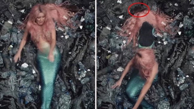 Shakira'nın klip çekiminde zor anları! Fareyi görünce çığlık attı