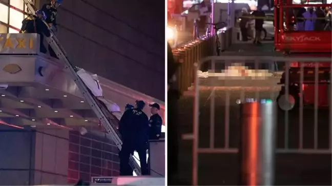 New York'ta beş yıldızlı otelin çatısından atlayan adamın vücudu cam tenteye çarparak ikiye ayrıldı