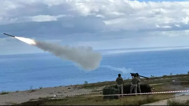 Hava Kuvvetleri Komutanlığı Sinop'ta Stinger ve Stinger ManPAD eğitim atışları gerçekleştirdi