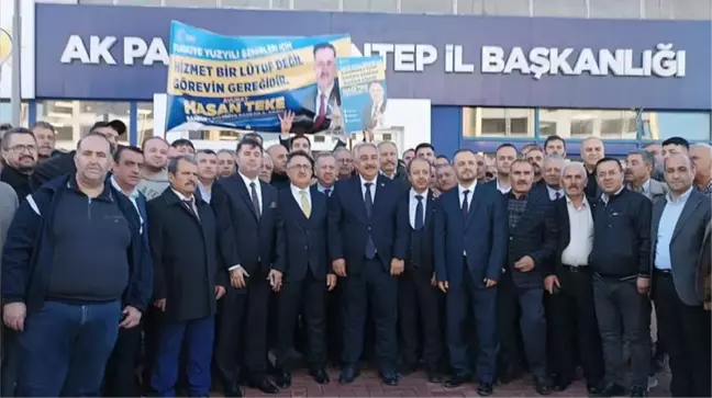 Miting gibi adaylık başvurusu! Avukat Hasan Teke, Şahinbey Belediyesi Başkanlığı'na aday adayı oldu