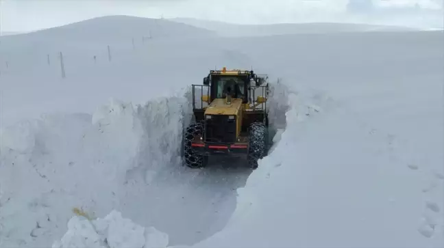Van Başkale'de çığ nedeniyle kapanan yol açıldı