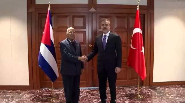 Dışişleri Bakanı Hakan Fidan, Küba Başbakan Yardımcısı Ricardo Cabrisas Ruz'le görüştü