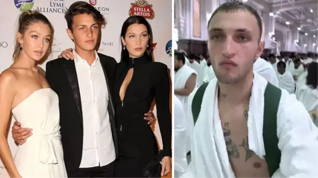 Gigi ve Bella Hadid'in erkek kardeşi Umre'ye gitti