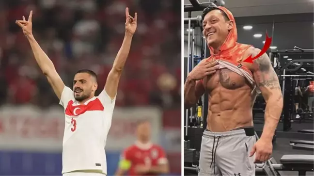 3 hilal dövmesini gösterdi! Mesut Özil'den Almanları deli edecek pozlar