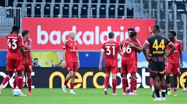 Galatasaray, hazırlık maçında Fortuna Düsseldorf'a 5-2 yenildi