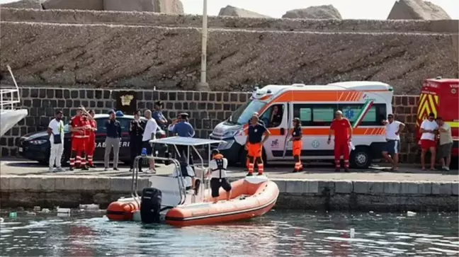 Sicilya açıklarında fırtına sonucu lüks yat battı: 1 kişi öldü, 6 kişi kayboldu