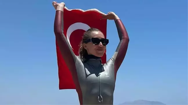 Şahika Ercümen, Serbest Dalış Türkiye Şampiyonası'nda 3 altın madalya birden kazandı