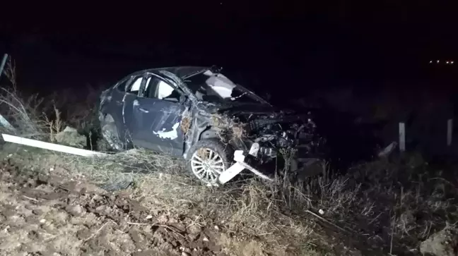 Amasya'da Otomobilin Tarlaya Uçtuğu Kazada Sürücü Hayatını Kaybetti