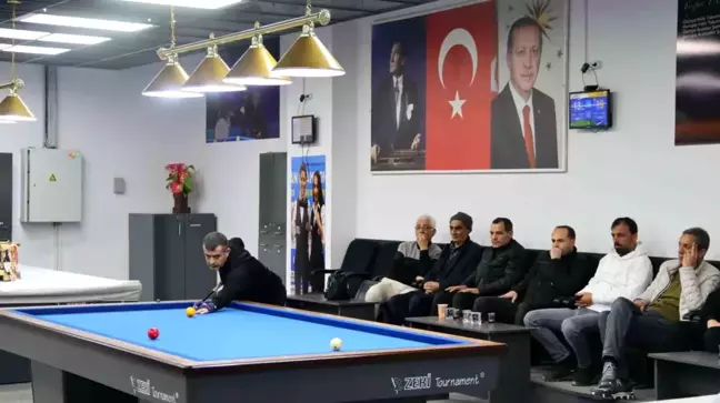 Elazığ'da 3 Bant Bilardo Şampiyonası Sona Erdi