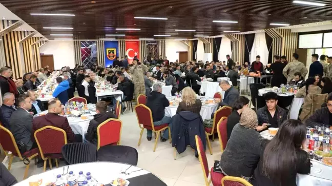 Kaymakam Uğuz, şehit yakınları, gaziler ve yakınlarıyla iftar programında buluştu