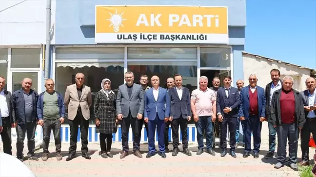 AK Parti Sivas İl Başkanı Yusuf Tanrıverdi Ulaş İlçesini Ziyaret Etti