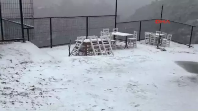 Mersin'e Kar Yağdı