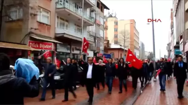 Bucak'ta Teröre Lanet Yürüyüşü