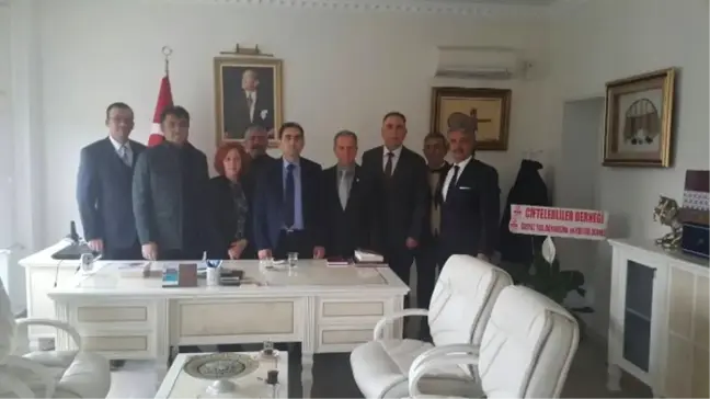 Çiftelerliler Derneği'nden Kaymakam Ağca'ya Ziyaret