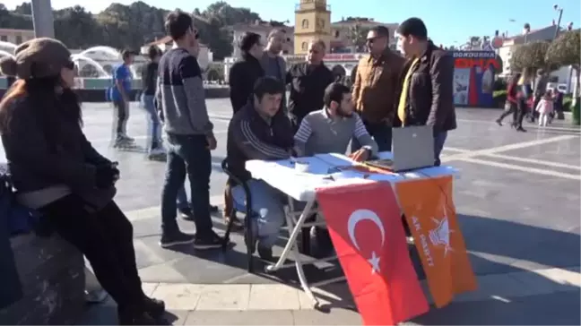 Marmaris AK Parti Marmaris'ten Üye Standı