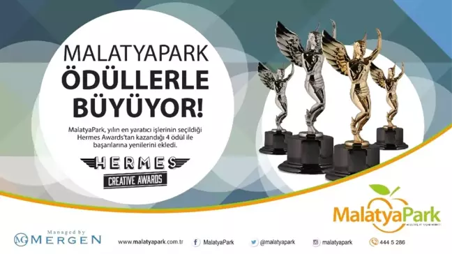 Malatya Park'a Uluslararası 4 Ödül