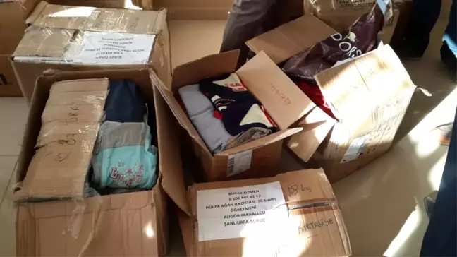 Pazaryeri'nden Siverek'e Giyim ve Kırtasiye Yardımı