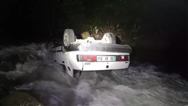 Trabzon'da Otomobil Dereye Uçtu: 1 Yaralı