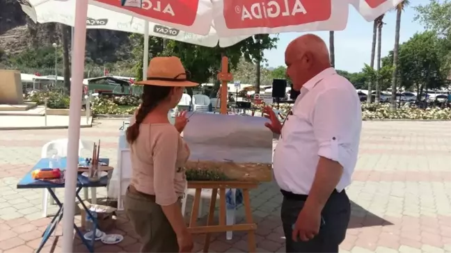 Usta Fırçalar Dalyan'ı Resmetti