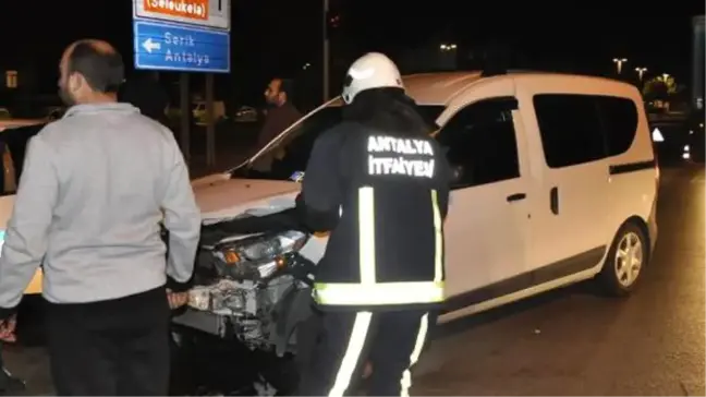 Manavgat'ta Kaza: 1 Yaralı