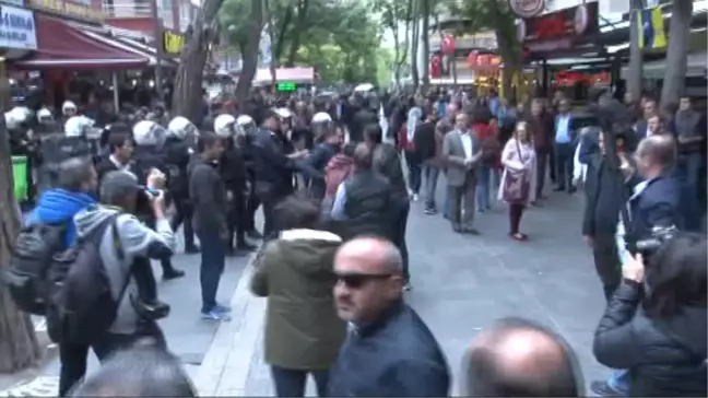 Dha Ankara - Ankara'da Polis, Eylemcilere Biber Gazı ile Müdahale Etti