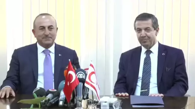 Bakan Çavuşoğlu, KKTC'li Mevkidaşı Ile Bir Araya Geldi