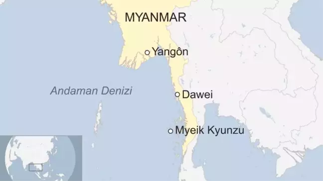 Myanmar'da 100'den Fazla Kişiyi Taşıyan Askeri Uçakla İrtibat Kesildi