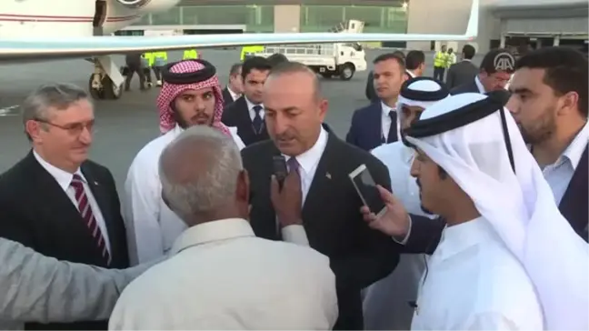 Dışişleri Bakanı Mevlüt Çavuşoğlu Katar'da