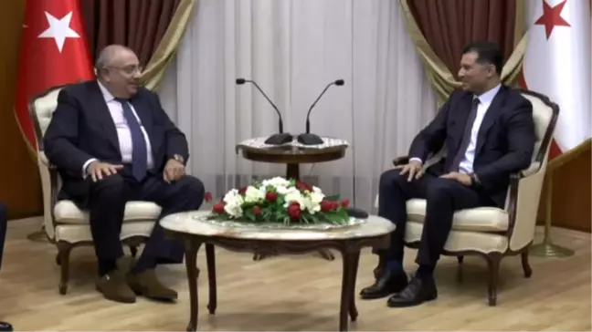 Başbakan Yardımcı Türkeş, KKTC Başbakanı Özgürgün Tarafından Kabul Edildi