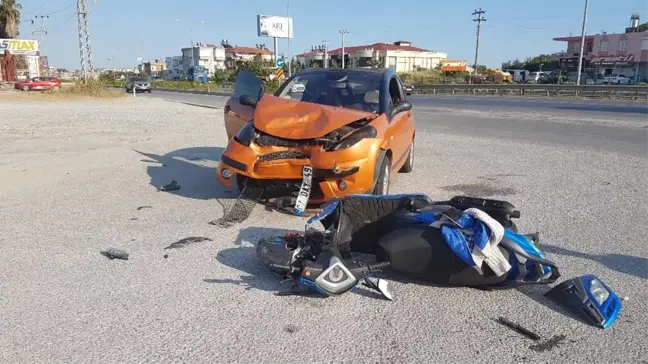 Manavgat'taki Kaza Kameralara Yansıdı