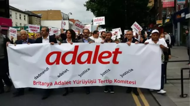 Londralı Türkler 'Adalet Yürüyüşü'nde (2)