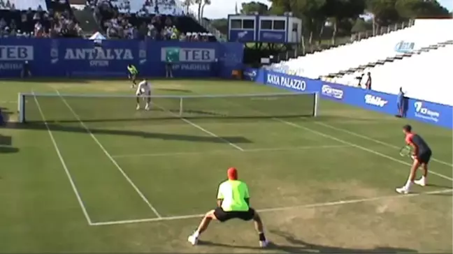 ATP Dünya Turu'nun Yeni Turnuvası Antalya Open'da Çiftler Şampiyonu Robert Lindstedt/asiam-Uı-Haq...