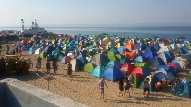 Erikli Sahili'ndeki Trakya Fest Alanı Temizlendi