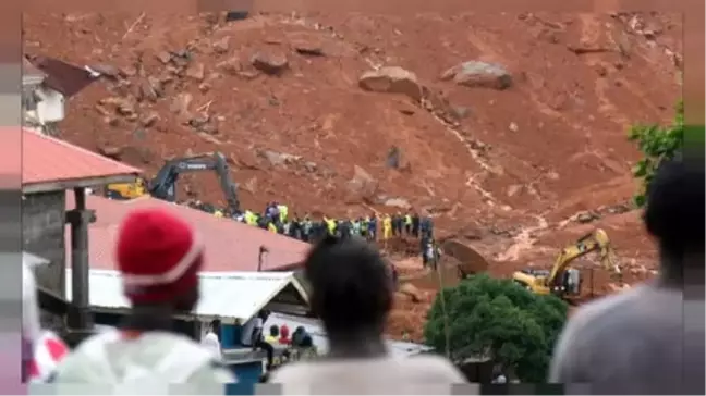 Sierra Leone'deki Toprak Kaymasında Ölü Sayısı 400'ü Buldu